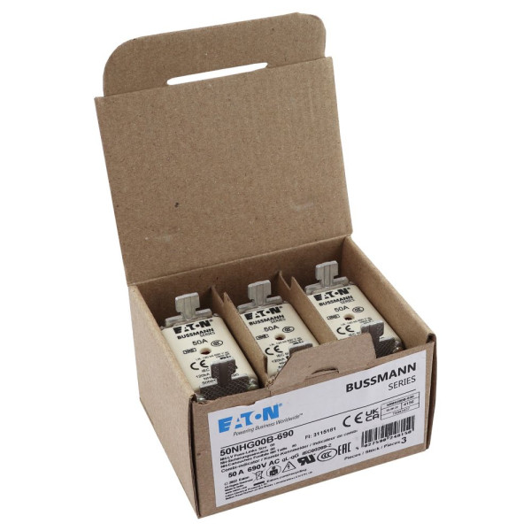 Nh fuse 50amp 690v gg size 00 