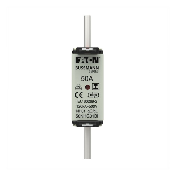 Nh fuse 50a 500v gl/gg size 01 