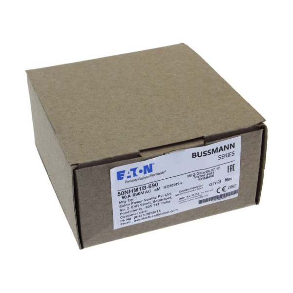 Nh fuse 50a 690v am size1 