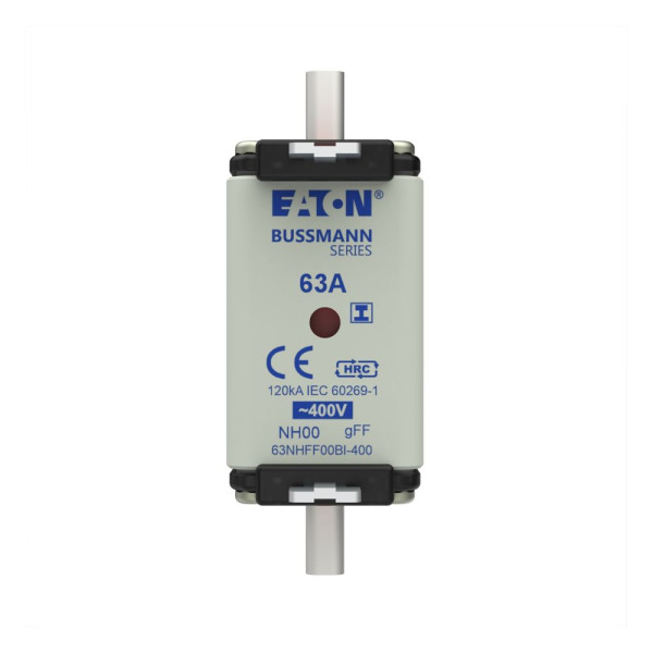 Eaton 63amp 400v ac gff 00 nh fuse 