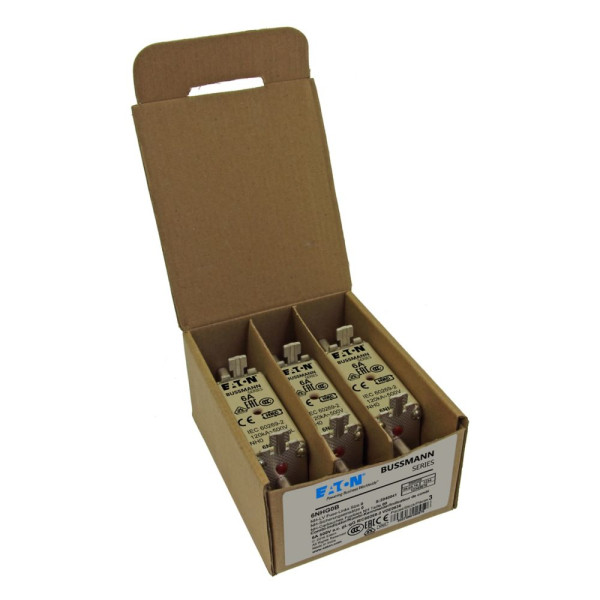 Nh fuse 6a 500v gg/gl size 0  - Eaton - 6NHG0B