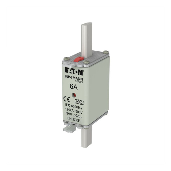 Nh fuse 6a 500v gg/gl size 0  - Eaton - 6NHG0B