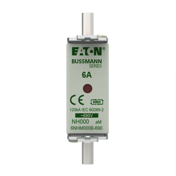 Nh fuse 6amp 690v am size 000 