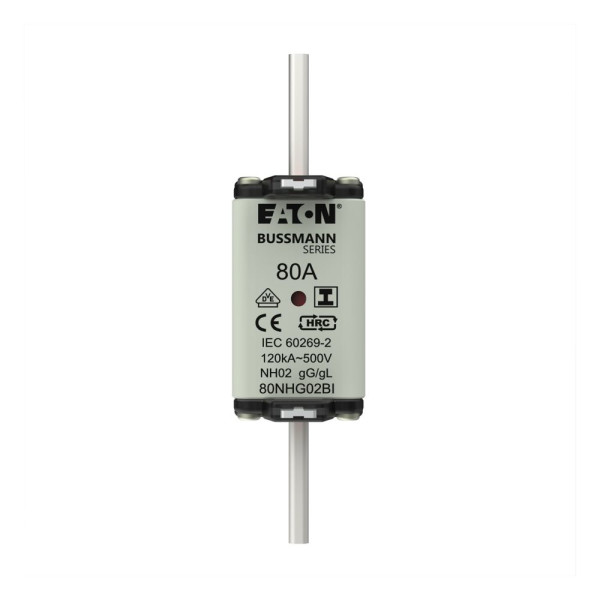 Nh fuse 80a 500v gl/gg size 02  - Eaton - 80NHG02BI