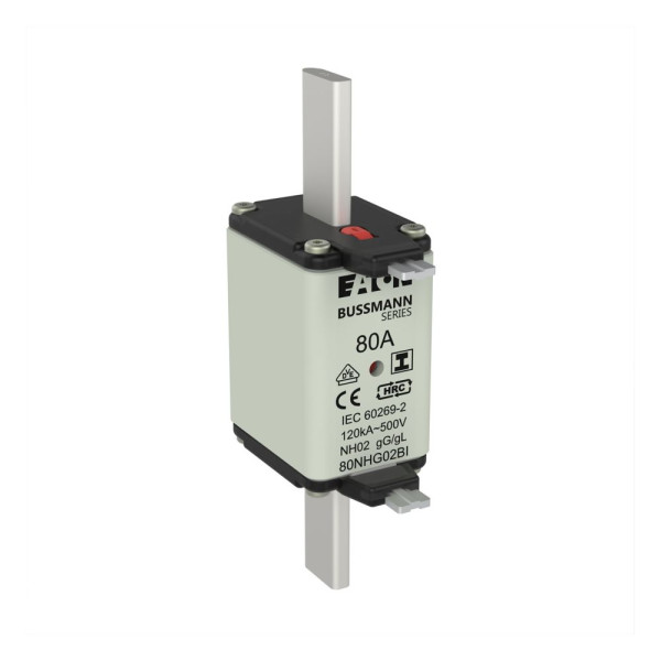 Nh fuse 80a 500v gl/gg size 02  - Eaton - 80NHG02BI