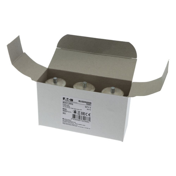 Fuse 80a div 500vac  - Eaton - 80D125Q