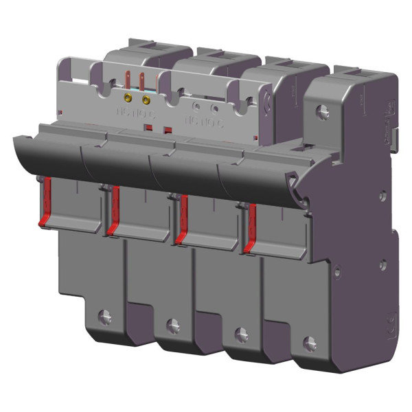3p+n 22x58 micro switch fuse holder 