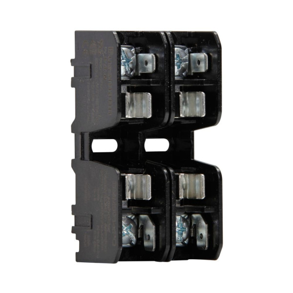 Midget fuse block w/ pp & qc - 2 pole  - Eaton - BMM603-2PQ