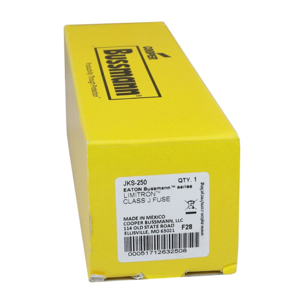 Limitron fast acting fuse class j  - Eaton - JKS-250