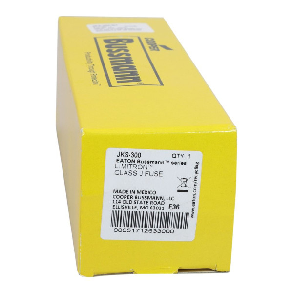 Limitron fast acting fuse class j  - Eaton - JKS-300