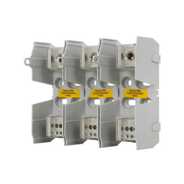 Class j 600v 200a - fuse block assy - 3  - Eaton - JM60200-3MW16