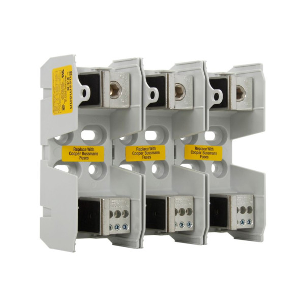 Class j 600v 200a - fuse block assy - 3  - Eaton - JM60200-3MW16