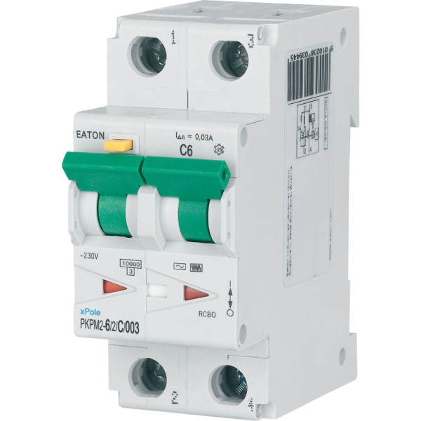 Disj. diff. 2x6a 30ma type ac/ cbe c (PKPM2-6/2/C/003)