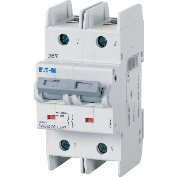 Interrupteur sectionneur pv, 2p, 16a (PV-DIS-06-16/2)