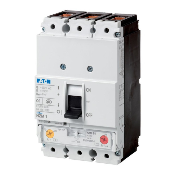 Nzm1, 25ka, 3p, 63a, iec (NZMB1-A63) - Eaton - 259077