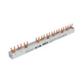 Barre de pontage evgk, triphasé, embouts isolants inclus, 4+8 modules, 10 mm²