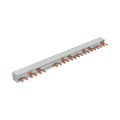 Barre de pontage evgk, triphasé, embouts isolants inclus, 4+8 modules, 10 mm²