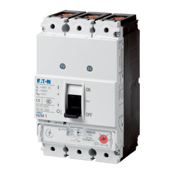 Nzm1, 50ka, 3p, 63a, iec (NZMN1-S63) - Eaton - 265733