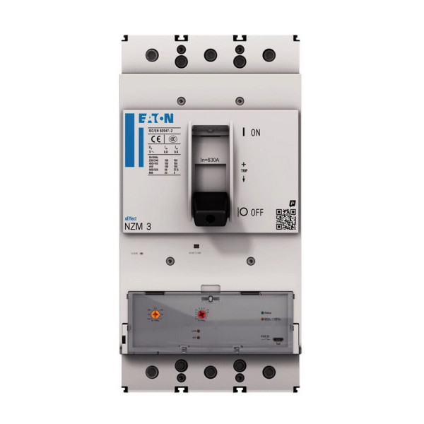 Disjoncteur pxr10, 4p, 630a, protection neutre variable, débrochable (NZMN3-4-AX630/VAR-AVE) - Eaton - 191615