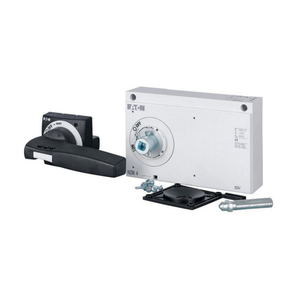 Poignée rotative à commande rompue sur porte, noire, verrouillable, taille 4 (NZM4-XTVDV-0-NA) - Eaton - 100678