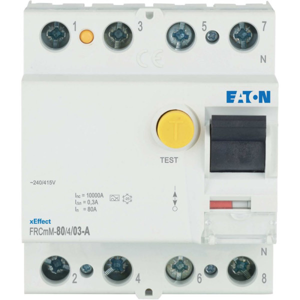 Inter. diff. Frcmm 300ma, 4p, type a, 80a (FRCMM-80/4/03-A) - Eaton - 170344