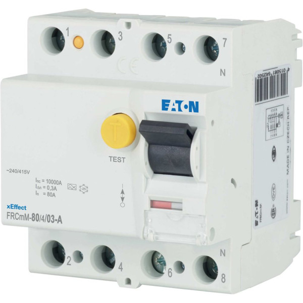 Inter. diff. Frcmm 300ma, 4p, type a, 80a (FRCMM-80/4/03-A) - Eaton - 170344