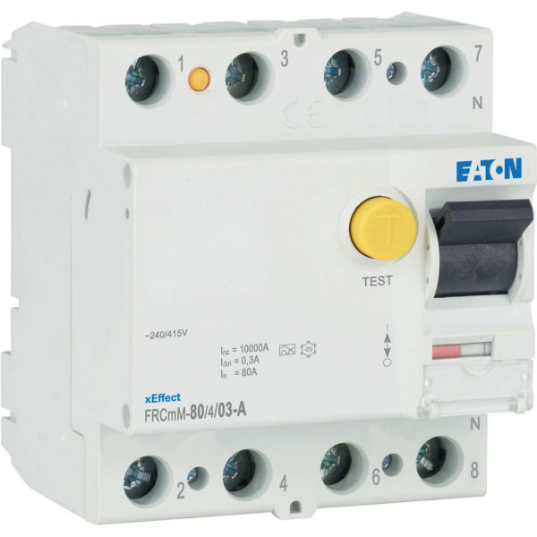 Inter. diff. Frcmm 300ma, 4p, type a, 80a (FRCMM-80/4/03-A) - Eaton - 170344