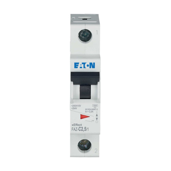 Disj faz 1p 2,5a 15ka (iec/en 60947-2) cbe c (FAZ-C2,5/1) - Eaton - 278550