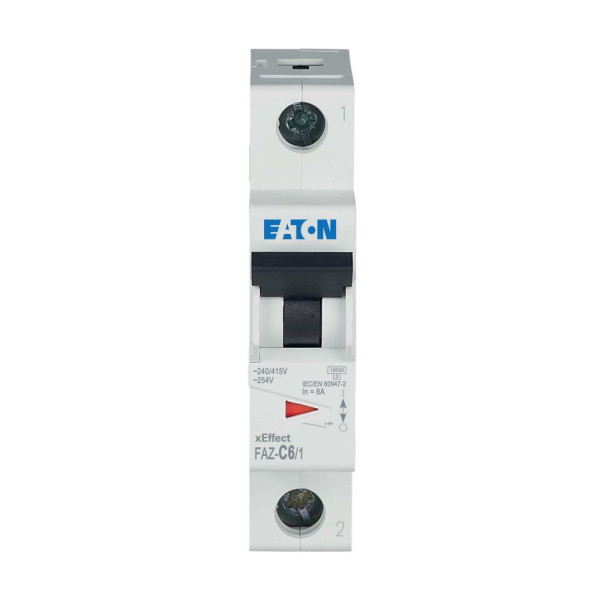 Disj faz 1p 6a 15ka (iec/en 60947-2) cbe c (FAZ-C6/1) - Eaton - 278555