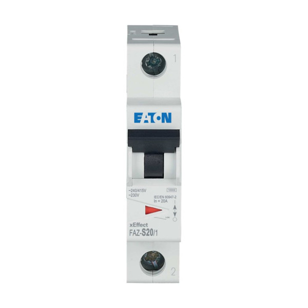 Disj faz 1p 20a 10ka (iec/en 60947-2) cbe s (FAZ-S20/1) - Eaton - 278613