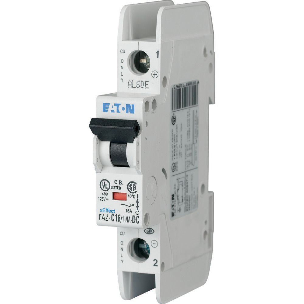 Eaton FAZ C10/1 NA SP EN/IEC 10 A, 277/480V AC Circuit Breaker. 4E 7 In Duncan Sc Eaton FAZ C10/1 NA SP EN/IEC 10 A, 277/480V AC Circuit Breaker. 4E 7 In Duncan Sc