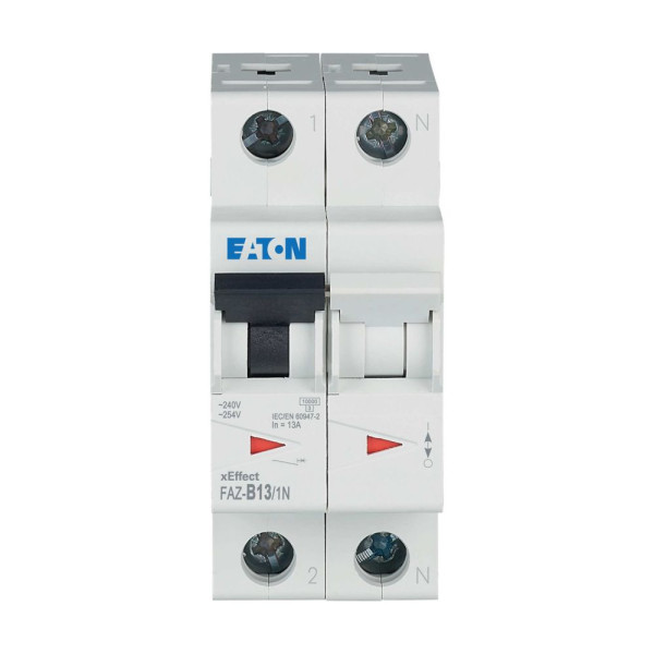 Disj faz 1p+n 13a cbe b (FAZ-B13/1N) - Eaton - 278646