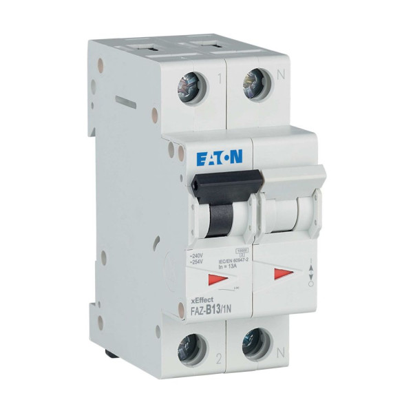 Disj faz 1p+n 13a cbe b (FAZ-B13/1N) - Eaton - 278646