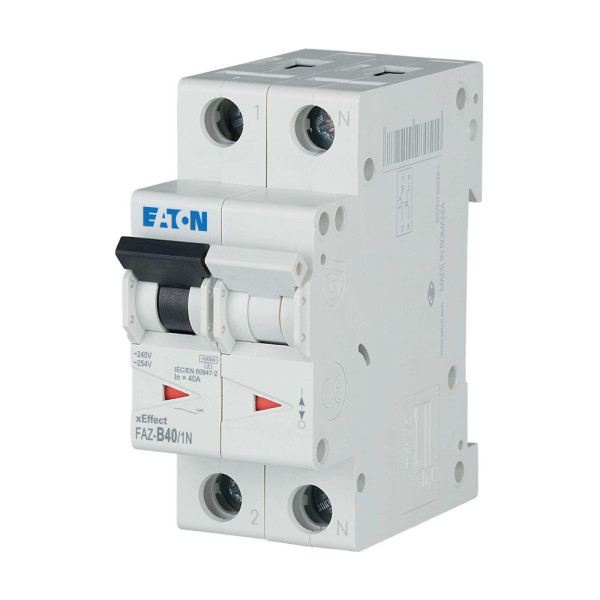 Disj faz 1p+n 40a cbe b (FAZ-B40/1N) - Eaton - 278652