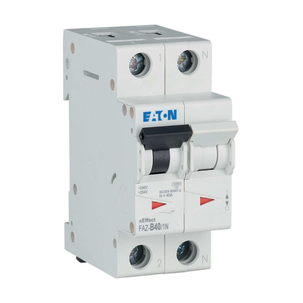 Disj faz 1p+n 40a cbe b (FAZ-B40/1N) - Eaton - 278652