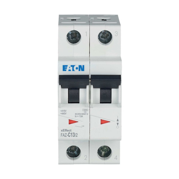 Disj faz 2p 13a 15ka (iec/en 60947-2) cbe c (FAZ-C13/2) - Eaton - 278758
