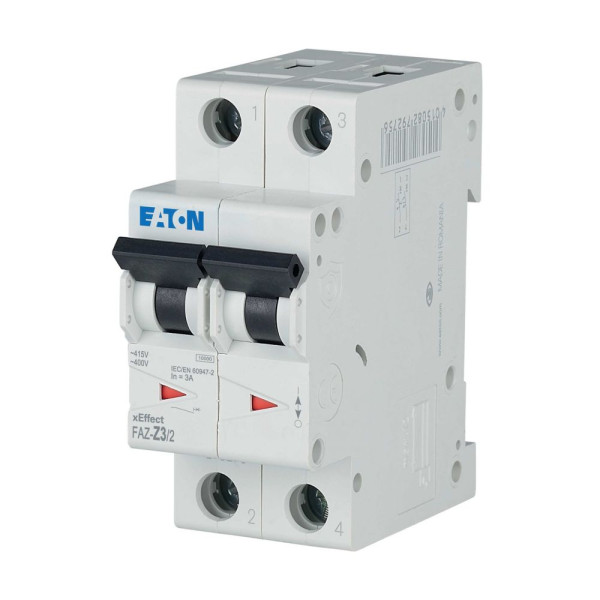 Disj faz 2p 3a 15ka (iec/en 60947-2) cbe z (FAZ-Z3/2) - Eaton - 278820