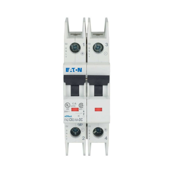 Disjoncteur faz cbe c 6a 2p na dc (FAZ-C6/2-NA-DC) - Eaton - 120638