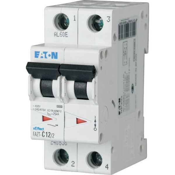 Disjoncteur fazt cbe d 2p 6a (FAZT-D6/2) - Eaton - 240868