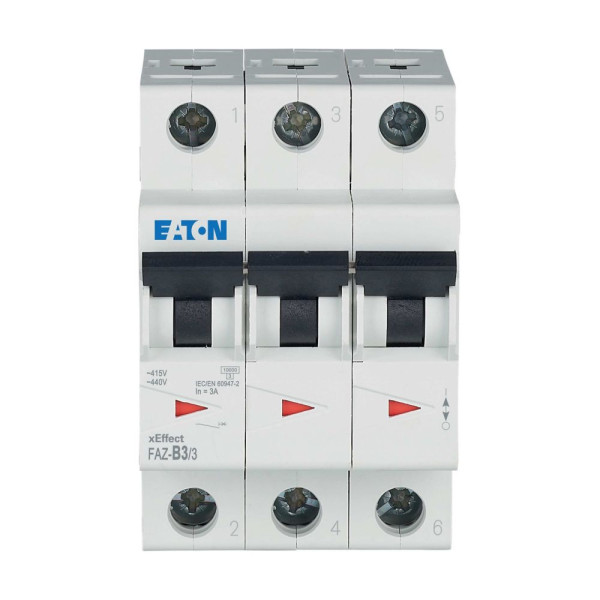 Disj faz 3p 3a 15ka (iec/en 60947-2) cbe b (FAZ-B3/3) - Eaton - 278837