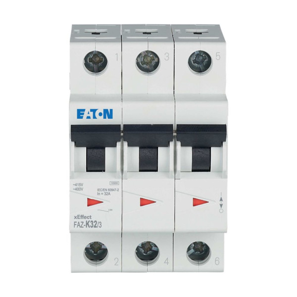 Disj faz 3p 32a 15ka (iec/en 60947-2) cbe k (FAZ-K32/3) - Eaton - 278914