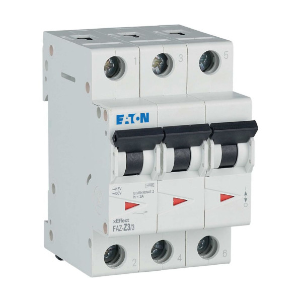 Disj faz 3p 3a 15ka (iec/en 60947-2) cbe z (FAZ-Z3/3) - Eaton - 278922