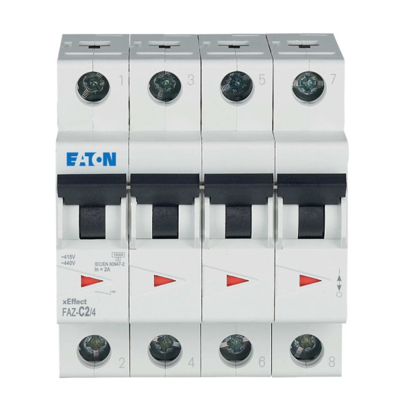 Disj faz 4p 2a 15ka (iec/en 60947-2) cbe c (FAZ-C2/4) - Eaton - 279049