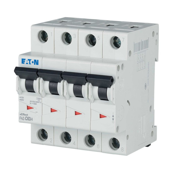 Disj faz 4p 63a 15ka (iec/en 60947-2) cbe c (FAZ-C63/4) - Eaton - 279067