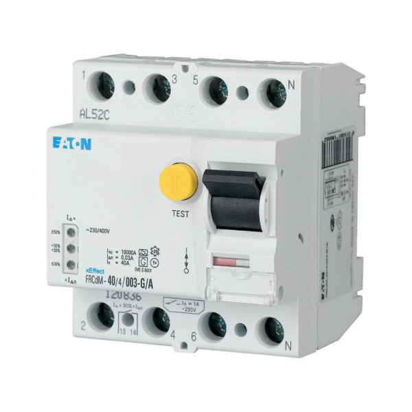 Inter. diff. Élec. Frcdm 300ma, 4p, type s/a, 80a (FRCDM-80/4/03-S/A) - Eaton - 168639
