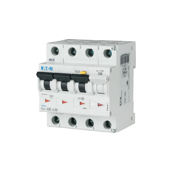 Disj. diff. Frbm4 30ma, cbe d, 3p+n, type ac,20a (FRBM4-D20/3N/003) - Eaton - 171007