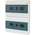 Coffret en saillie ip40, 2 rangées, 36 mod, porte transparente (BC-O-2/36-ECO)