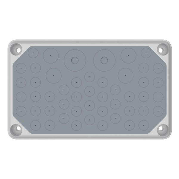 Flasque isolant, ip55, entrées de câble jusqu'à diamètre 30 mm