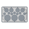 Flasque isolant, ip55, entrées de câble jusqu'à diamètre 50 mm