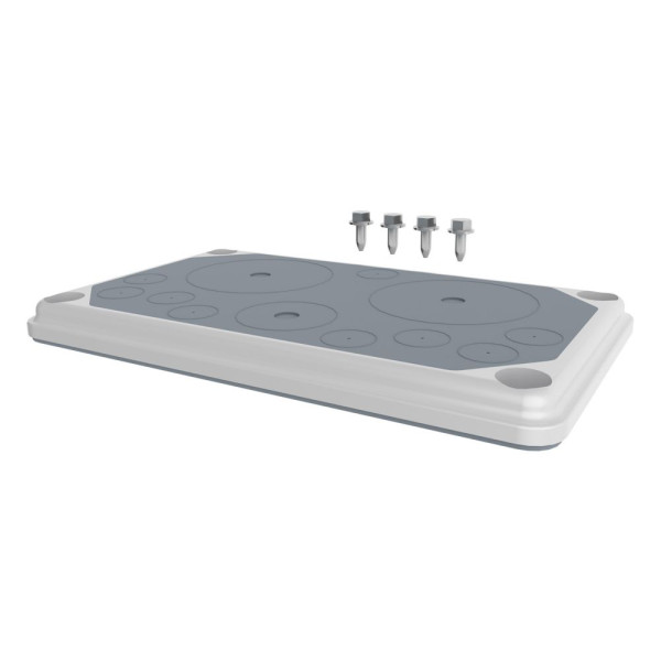 Flasque isolant, ip55, entrées de câble jusqu'à diamètre 70 mm